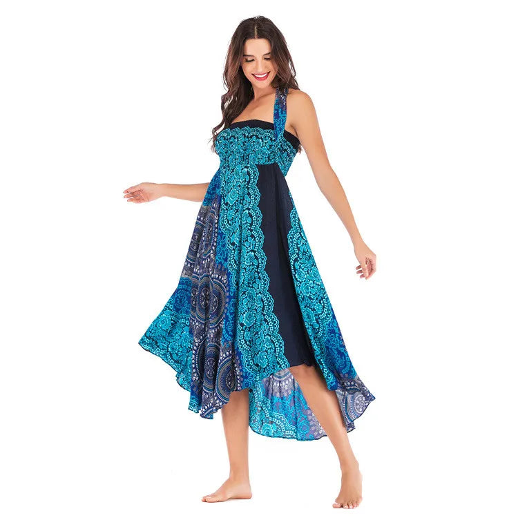 Sexy Summer Long Boho Women's Dress or Skirt. The choice is yours. Wear it your way!!