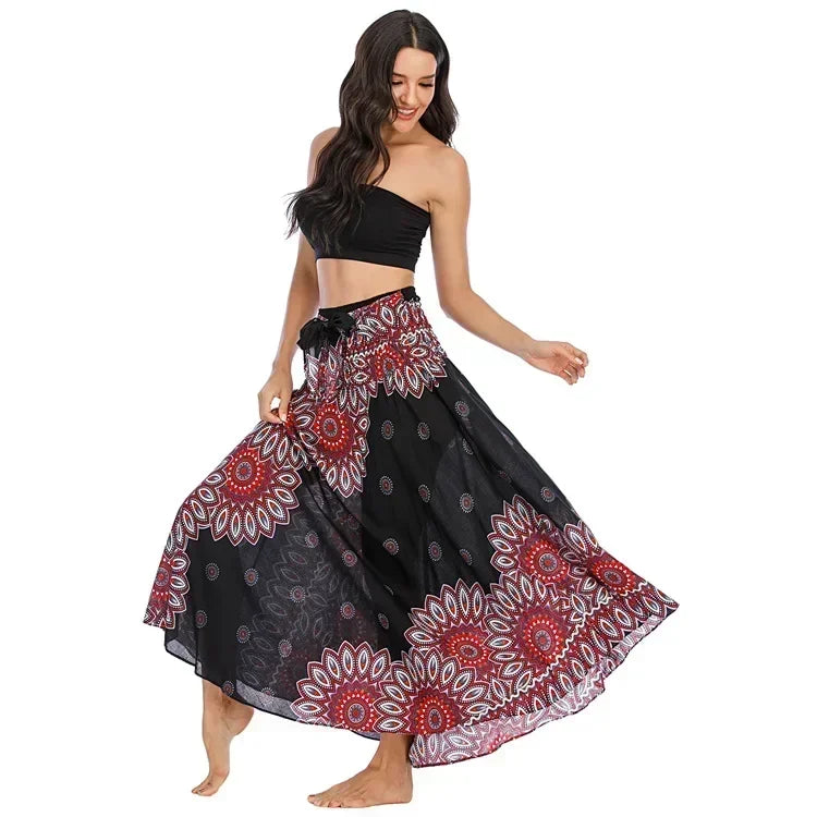 Sexy Summer Long Boho Women's Dress or Skirt. The choice is yours. Wear it your way!!