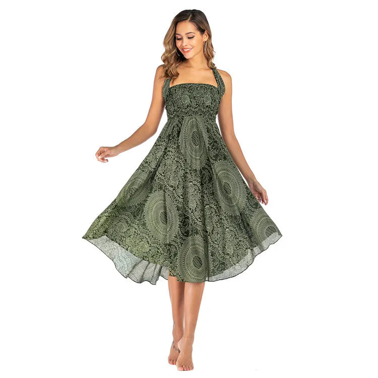 Sexy Summer Long Boho Women's Dress or Skirt. The choice is yours. Wear it your way!!