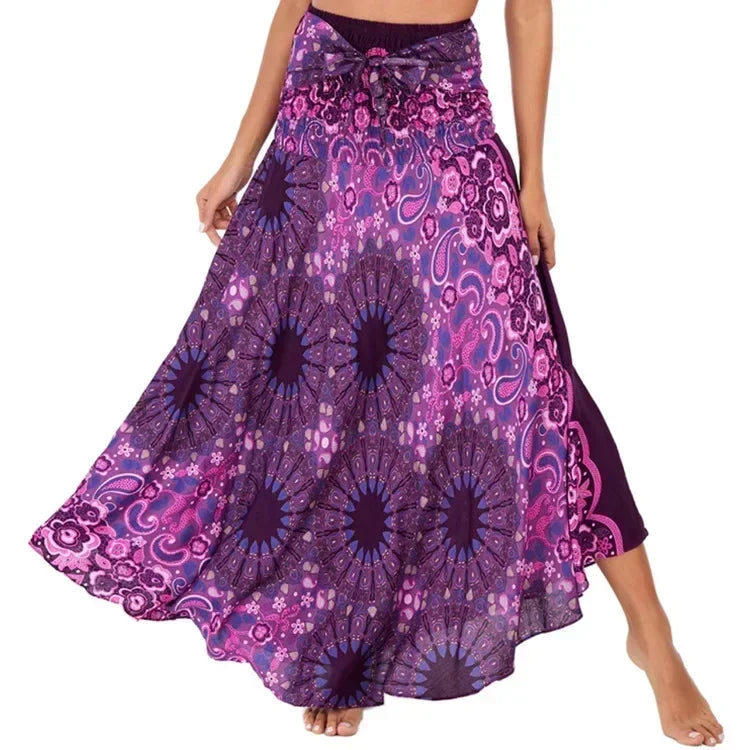 Sexy Summer Long Boho Women's Dress or Skirt. The choice is yours. Wear it your way!!
