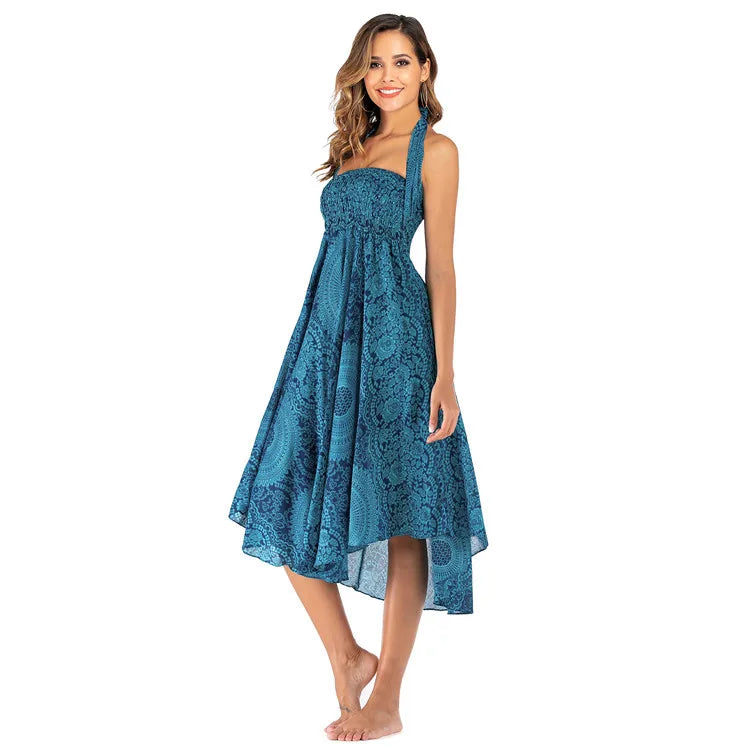 Sexy Summer Long Boho Women's Dress or Skirt. The choice is yours. Wear it your way!!