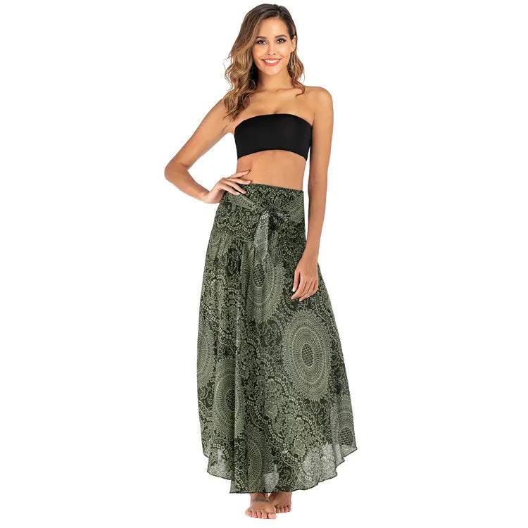 Sexy Summer Long Boho Women's Dress or Skirt. The choice is yours. Wear it your way!!