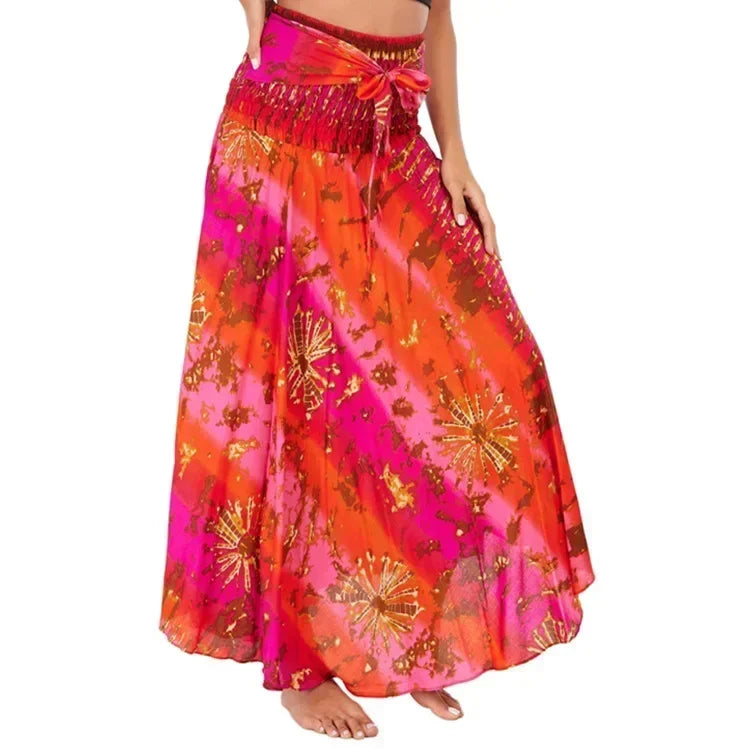 Sexy Summer Long Boho Women's Dress or Skirt. The choice is yours. Wear it your way!!