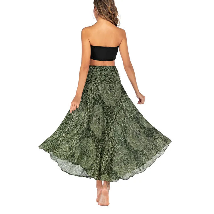 Sexy Summer Long Boho Women's Dress or Skirt. The choice is yours. Wear it your way!!