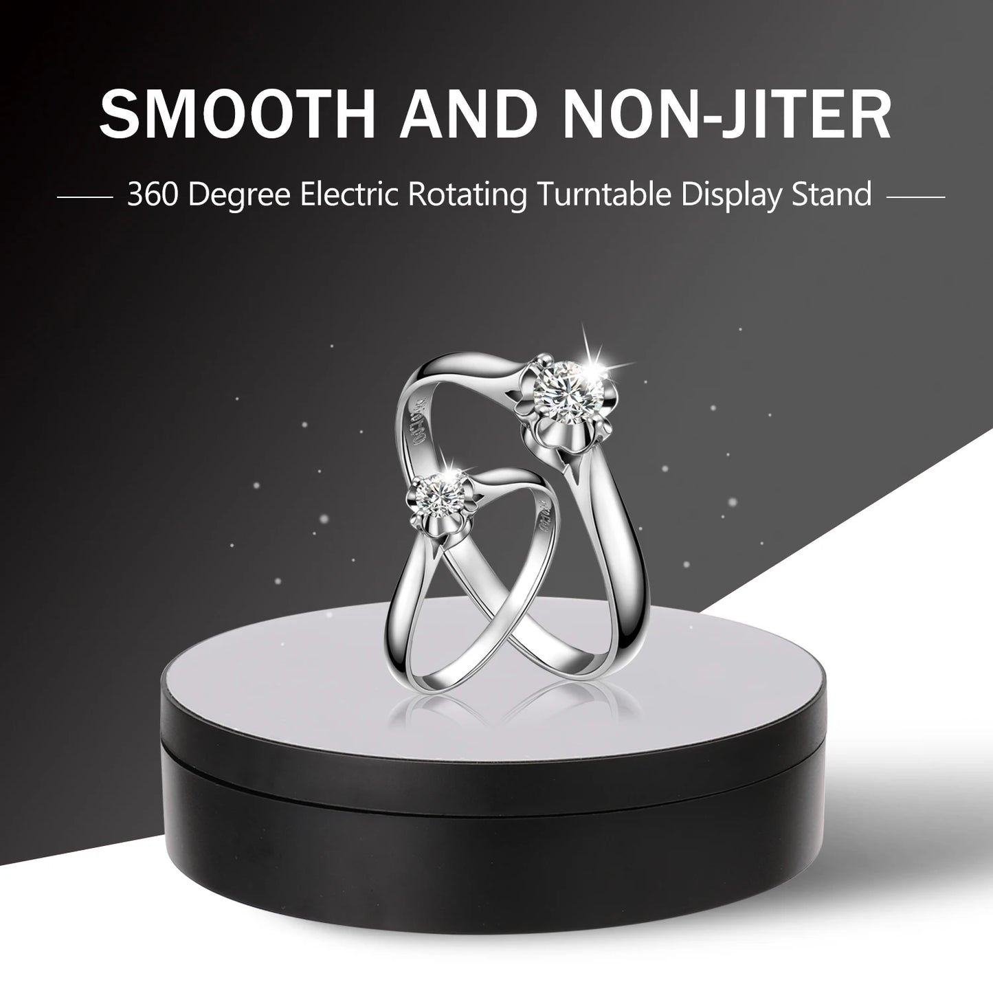 Motorised Rotating Mirror Display Stand,360 Degree Turntable, Ornament Holder, Combined with our Reflective Mushroom ball its a stylish addition!