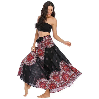 Sexy Summer Long Boho Women's Dress or Skirt. The choice is yours. Wear it your way!!