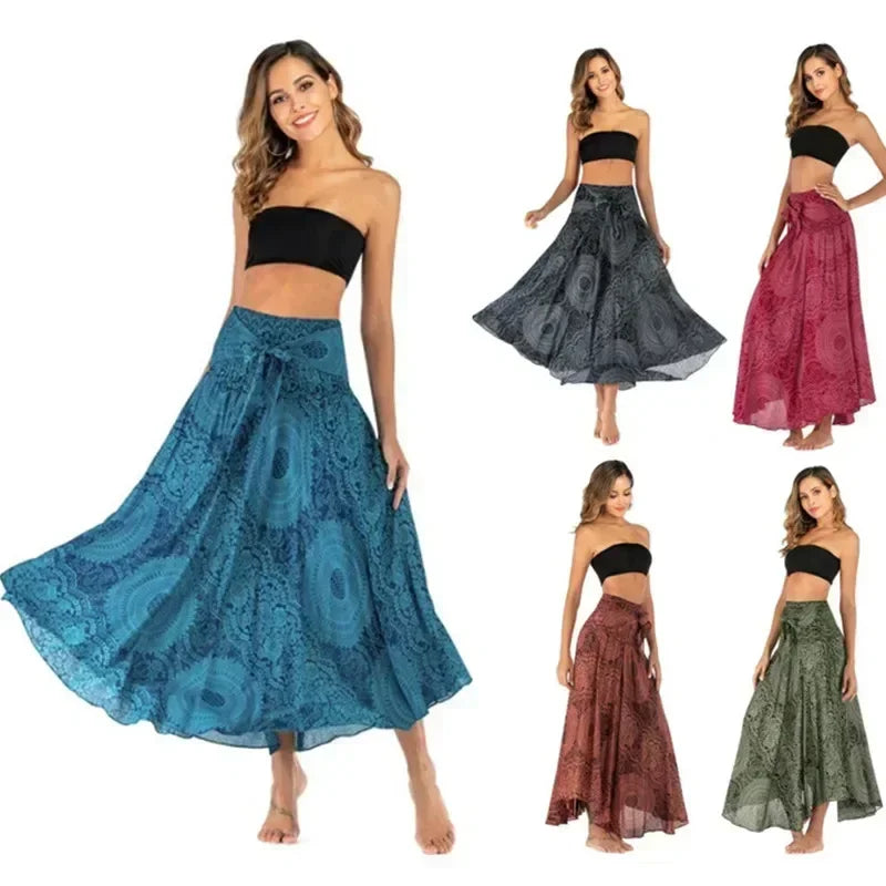 Sexy Summer Long Boho Women's Dress or Skirt. The choice is yours. Wear it your way!!