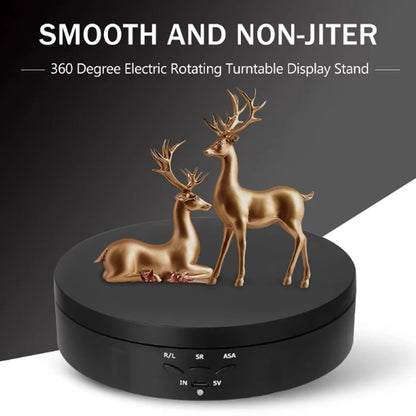 Motorised Rotating Mirror Display Stand,360 Degree Turntable, Ornament Holder, Combined with our Reflective Mushroom ball its a stylish addition!