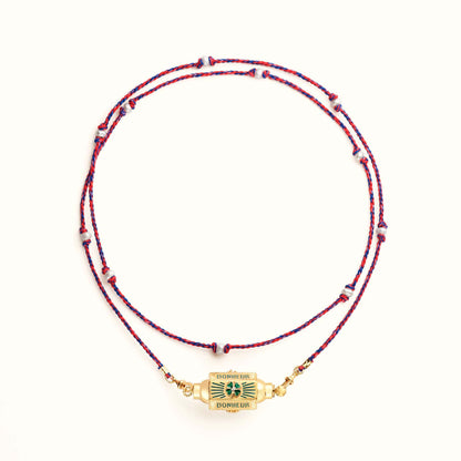 Mystical Tarot Charm Necklace - Boho Pendant(Four-leaf clover pattern)